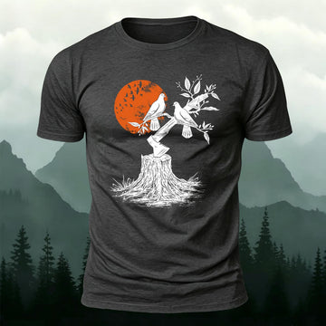 Life Finds a Way Printed Short Sleeve T-Shirt