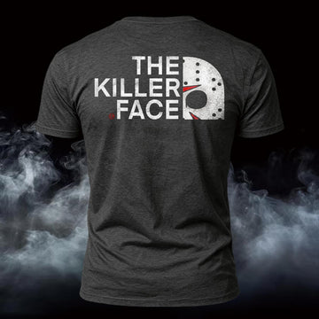 Premium Cotton The Killer Face Back Printed Short Sleeve T-Shirt