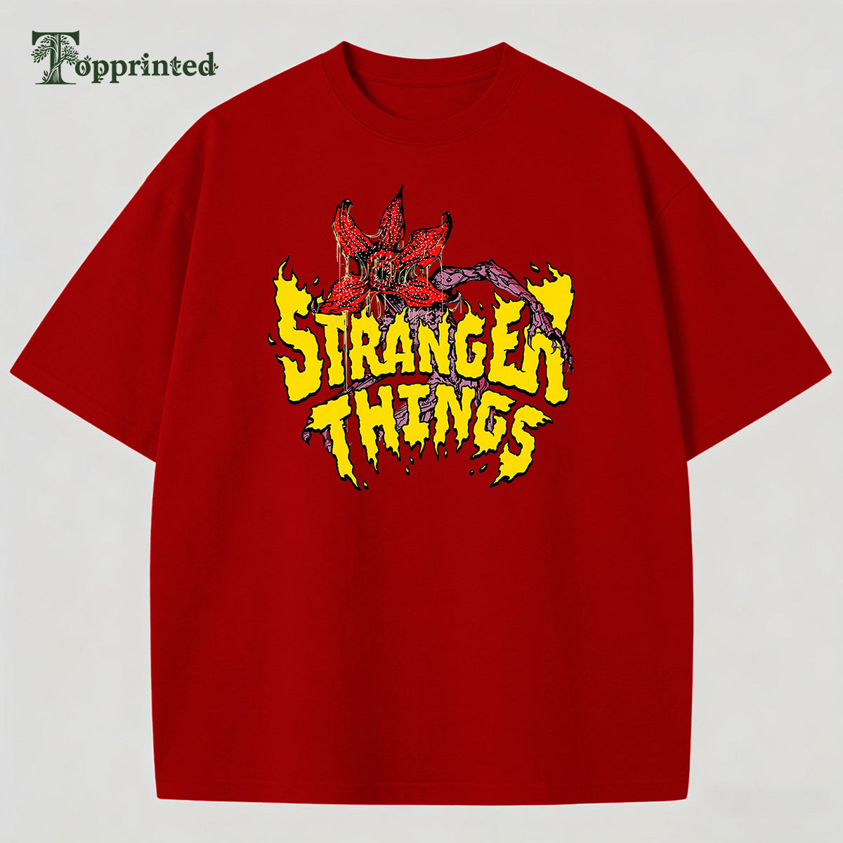 100%Cotton Stranger Things Casual Daily T-shirt