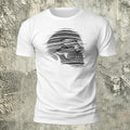 Skull-Print Cotton Casual Versatile T-Shirt