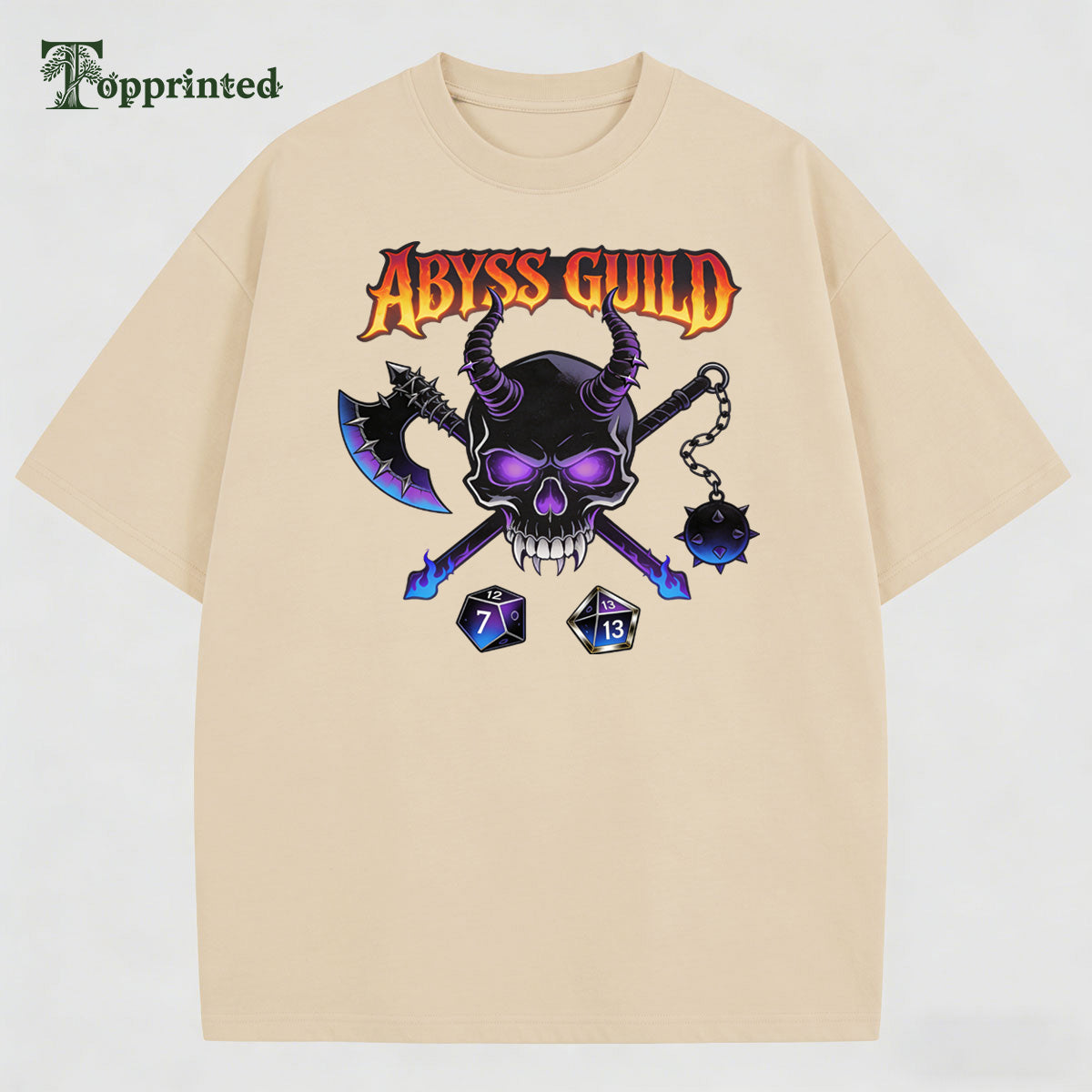 Abyss Guild Casual Cotton Made T-shirt