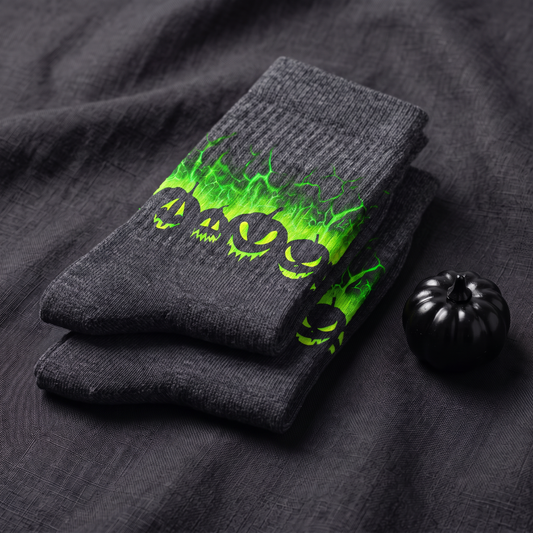 Cotton Glow Pumpkin Mid Socks