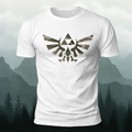 Stylish Pattern Casual Comfortable Premium Cotton Tee White