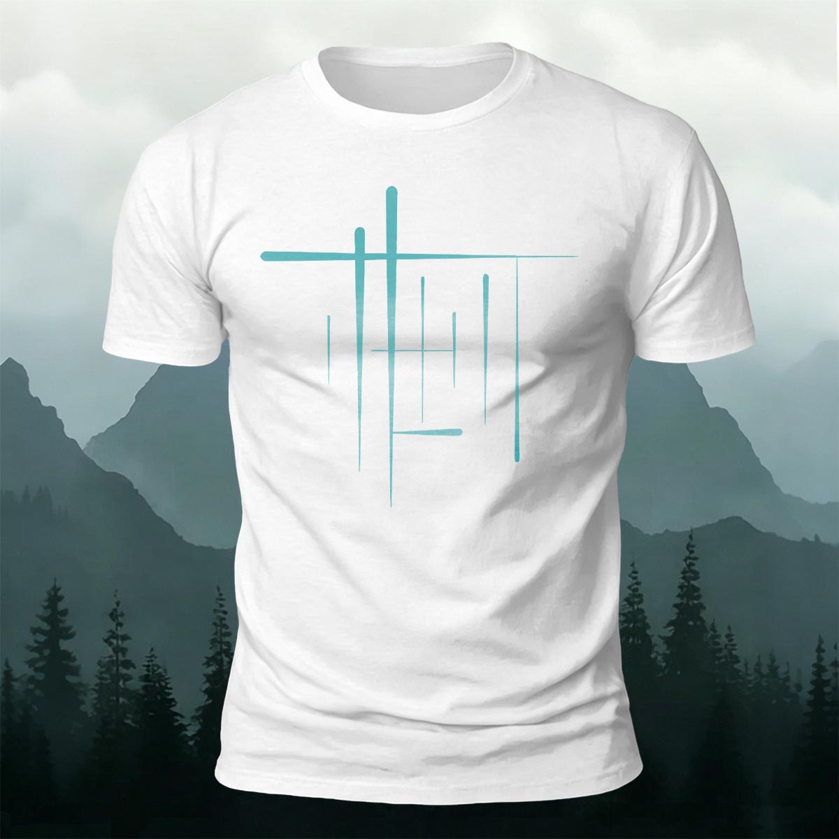 Simple Graphic Classic Premium Cotton Casual T-Shirt