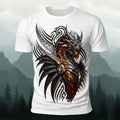 Storm Dragon Print Casual Fashion T-Shirt