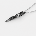Designer Driftwood Twist Outdoor Pendant Necklace