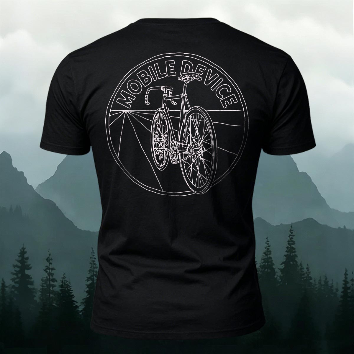 Simple Cycling Graphic Casual Premium Cotton T-Shirt