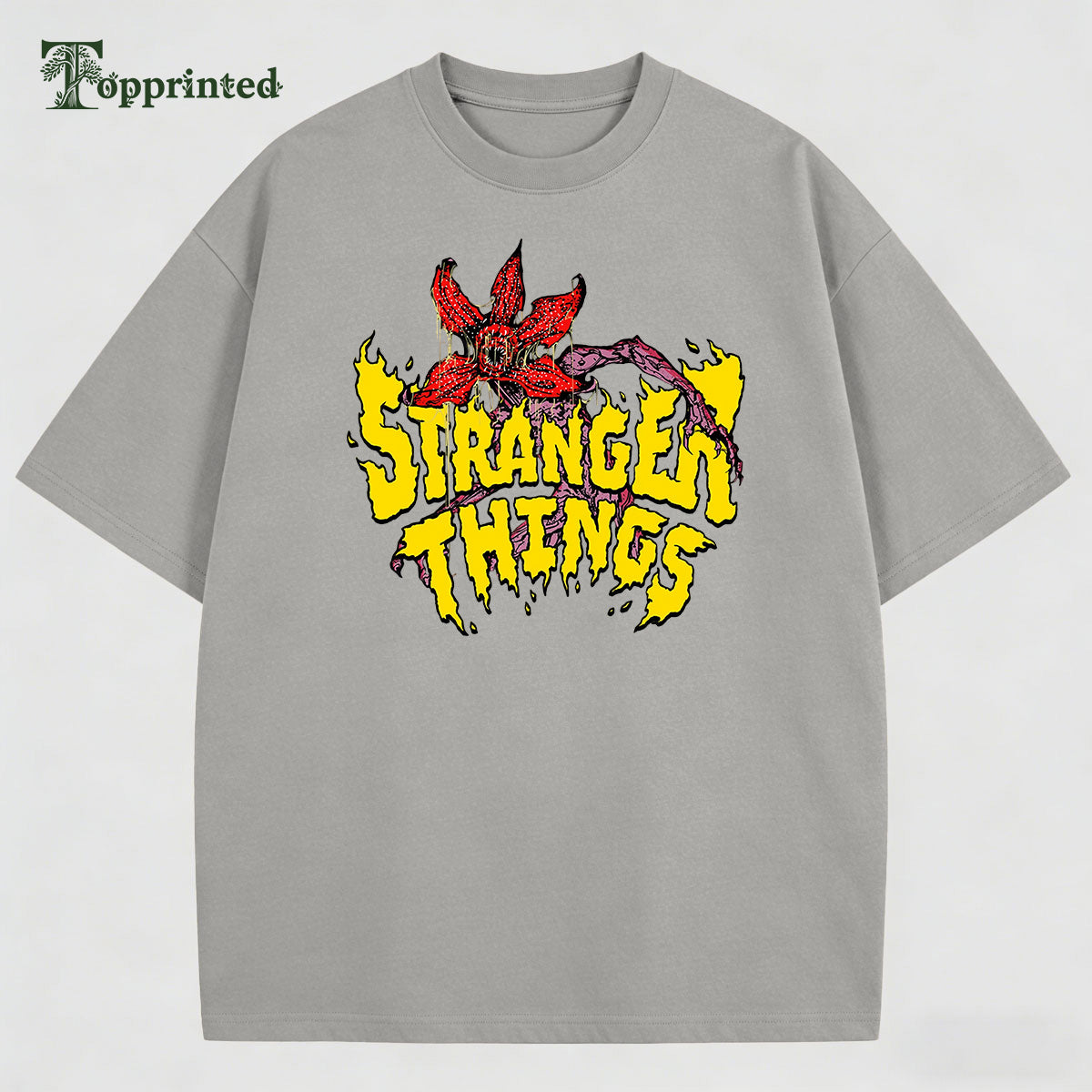 100%Cotton Stranger Things Casual Daily T-shirt