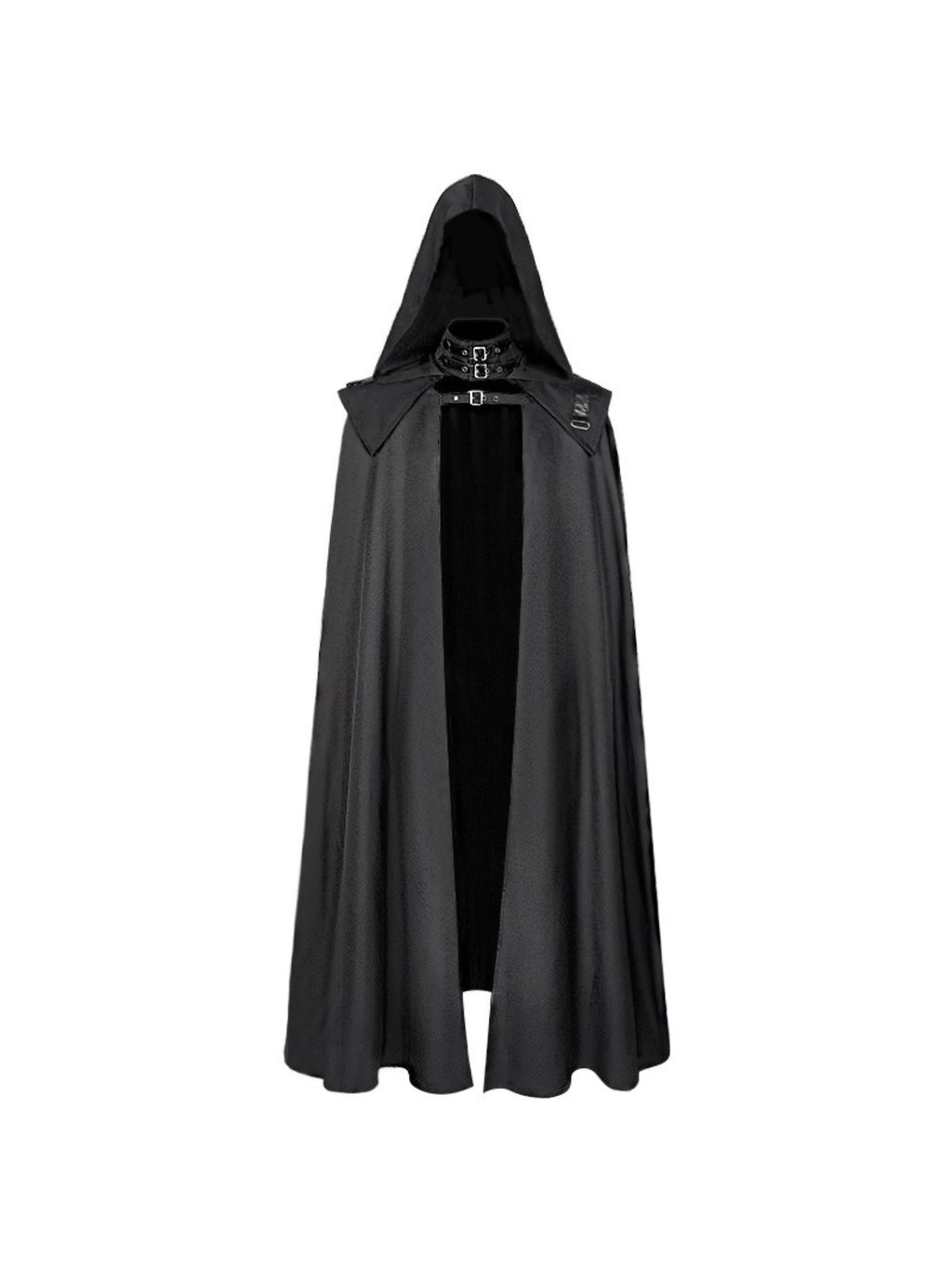 Retro Medieval Dark Style COS Hooded Long Cloak