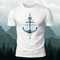 Vintage Nautical Anchor Outdoor Versatile Cotton T-Shirt