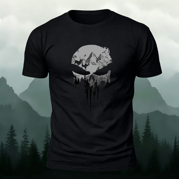 Valley Pattern Casual Outdoor Premium Cotton T-Shirt