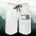 Cycling Chain Pattern Casual Breathable Shorts
