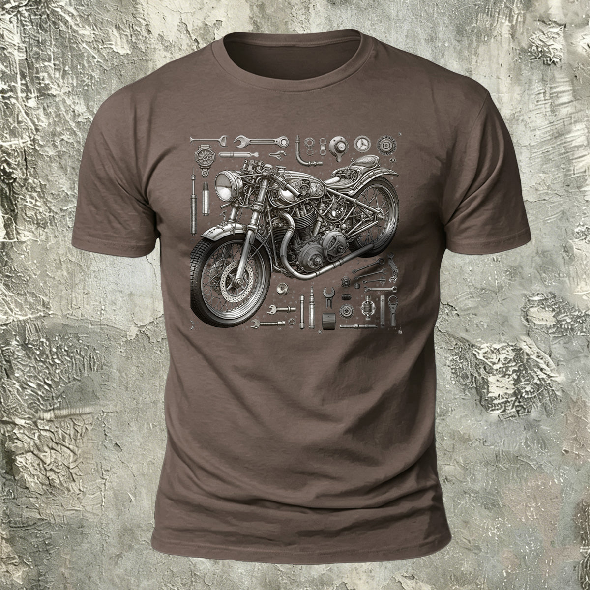 Motorcycle Repair Cool Skin-friendly Casual T-shirt