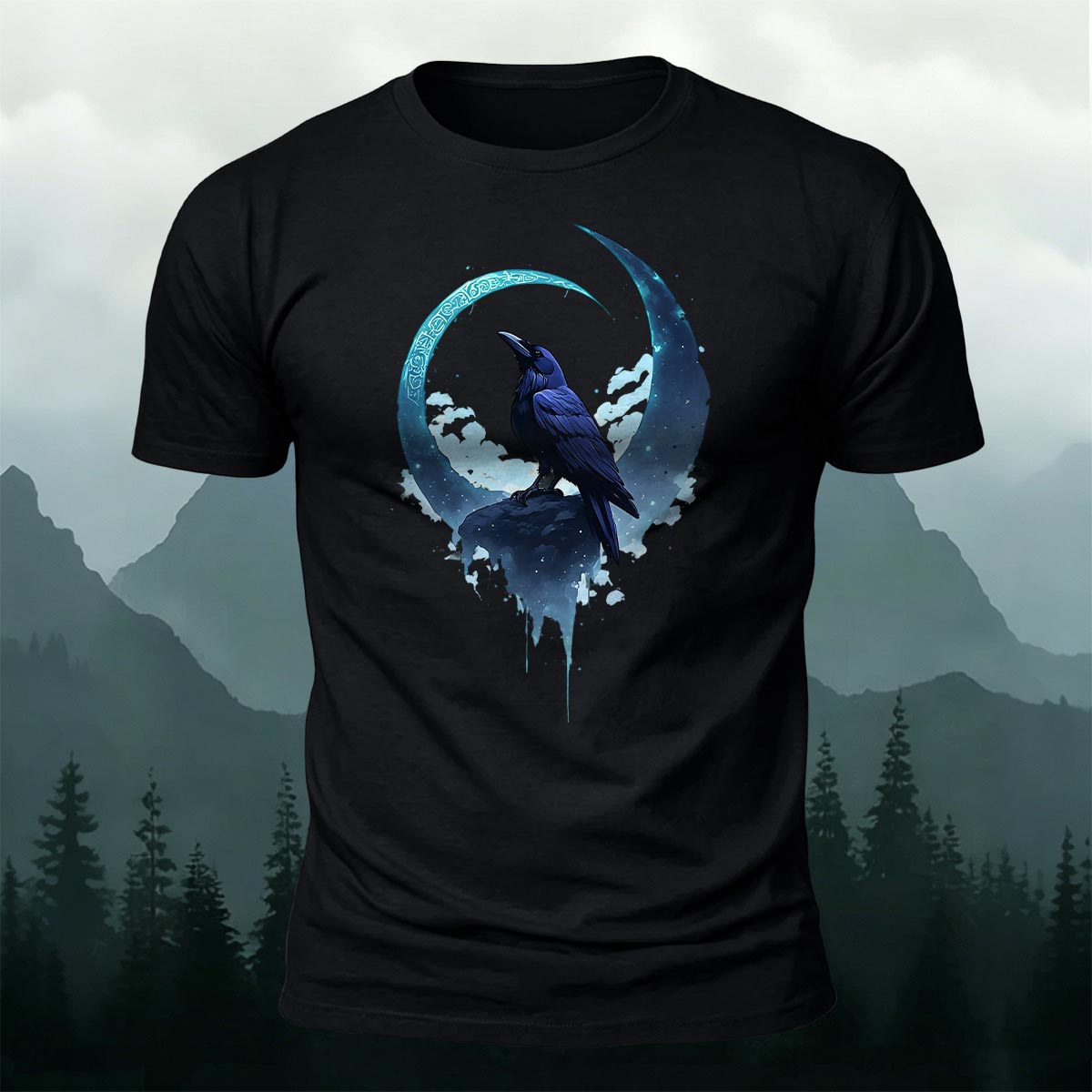 Bird Print Fashion Casual Premium Cotton T-Shirt