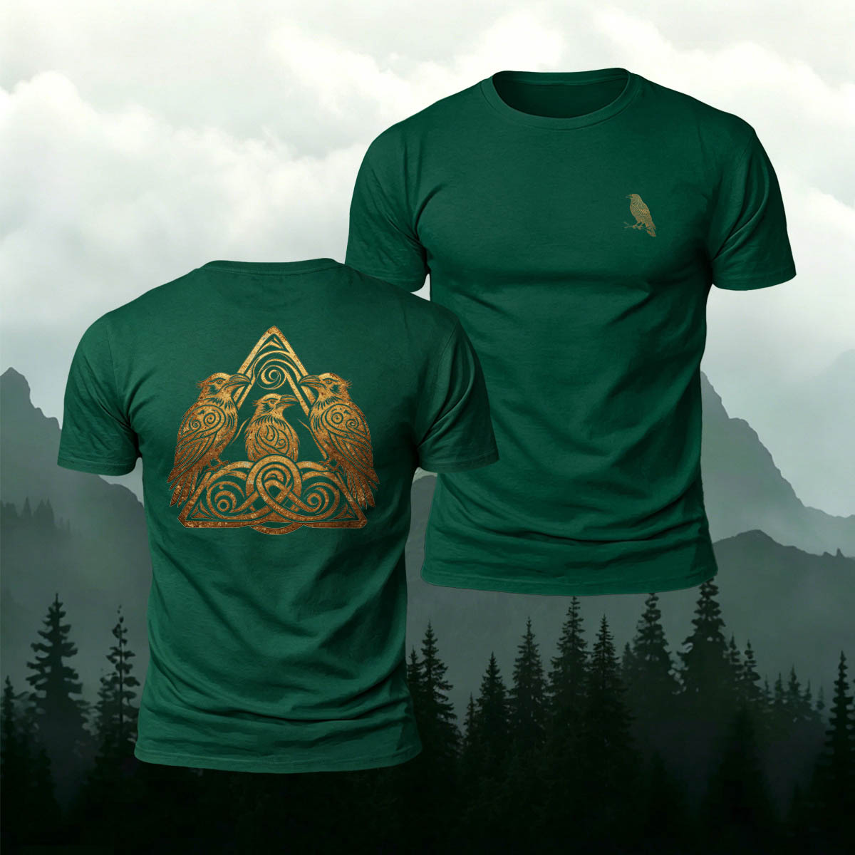 Simple Bird Graphic Casual Outdoor Breathable Tee
