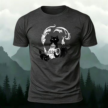 Fun Animal Pattern Simple Casual Premium Cotton Tee