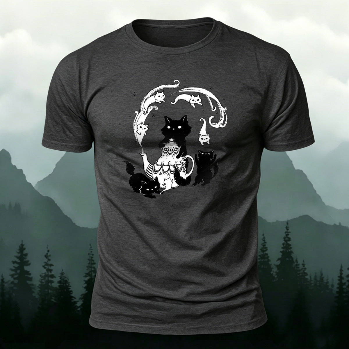 Fun Animal Pattern Simple Casual Premium Cotton Tee