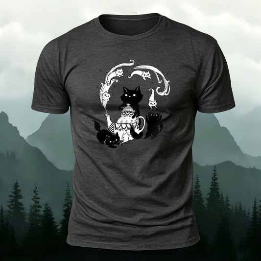 Fun Animal Pattern Simple Casual Premium Cotton Tee