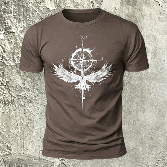 Nautical Pattern Trend Casual Skin-friendly T-shirt CO