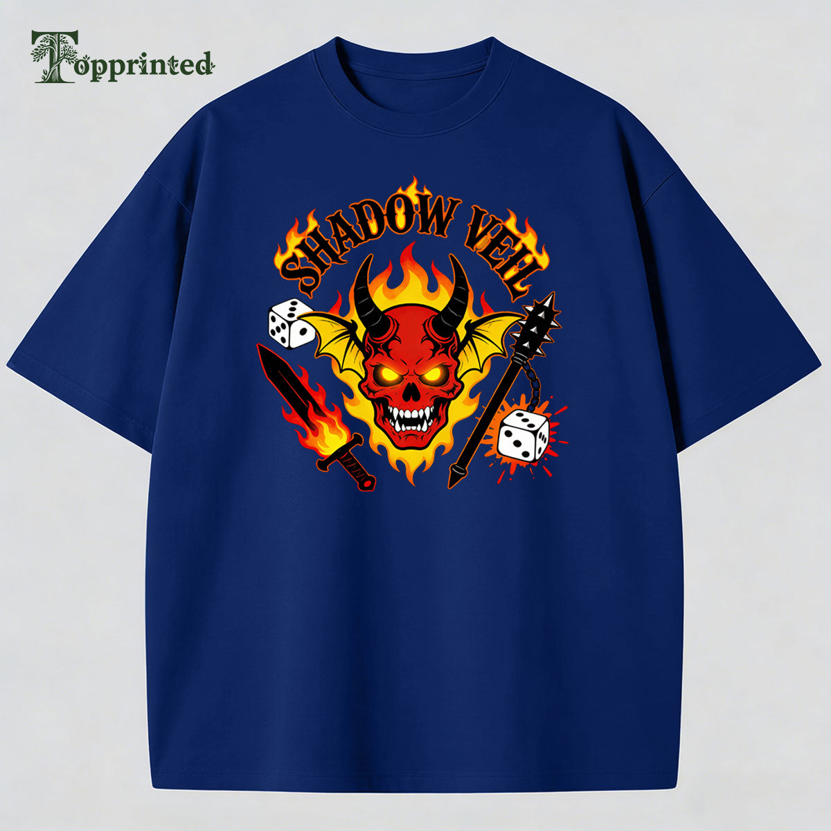 Shadow Hell Stranger Things Casual T-shirt