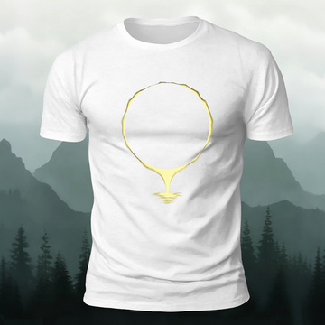 Round Ring Natural Outdoor Premium Cotton Tee