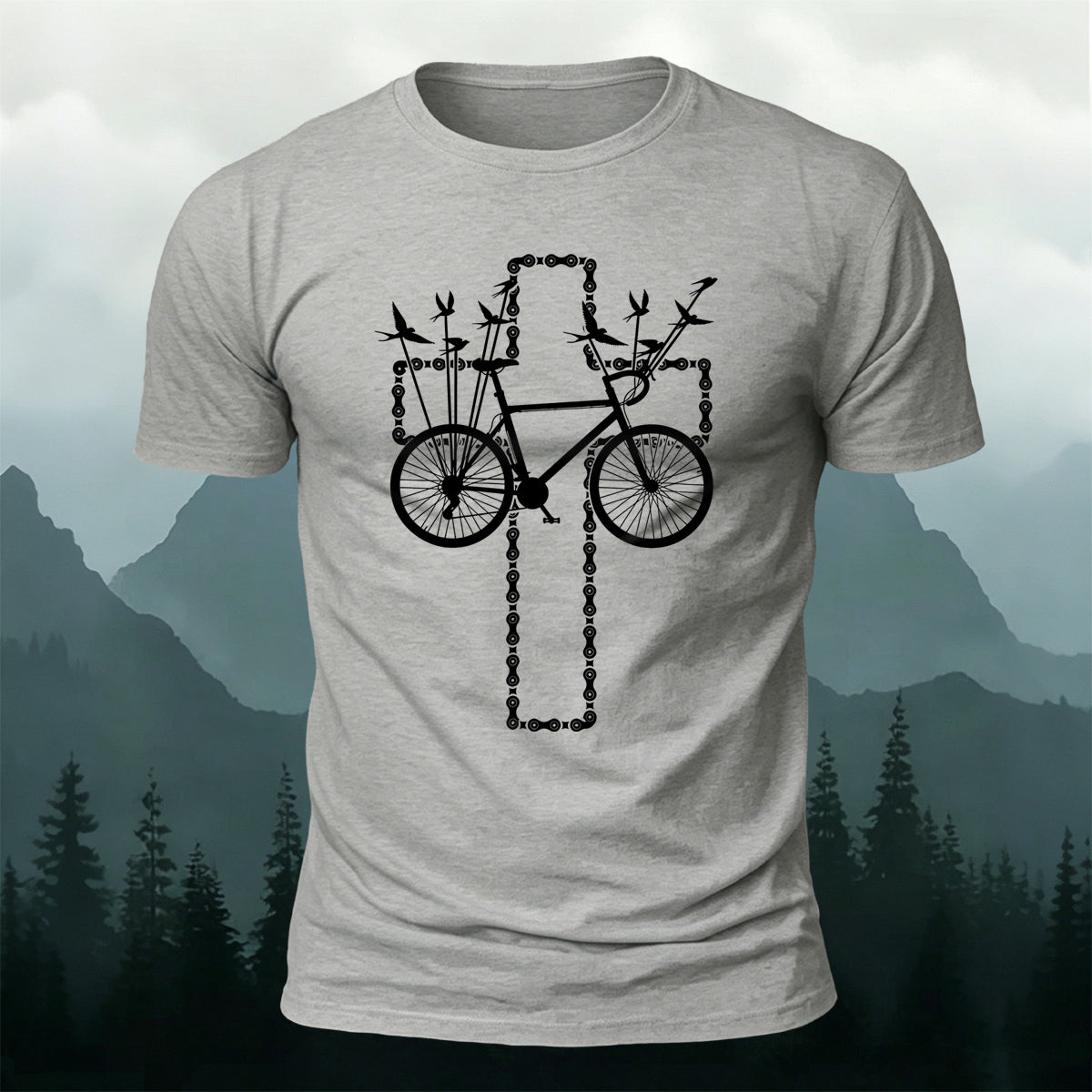 Artistic Riding Cross Casual Outdoor Breathable T-Shirt