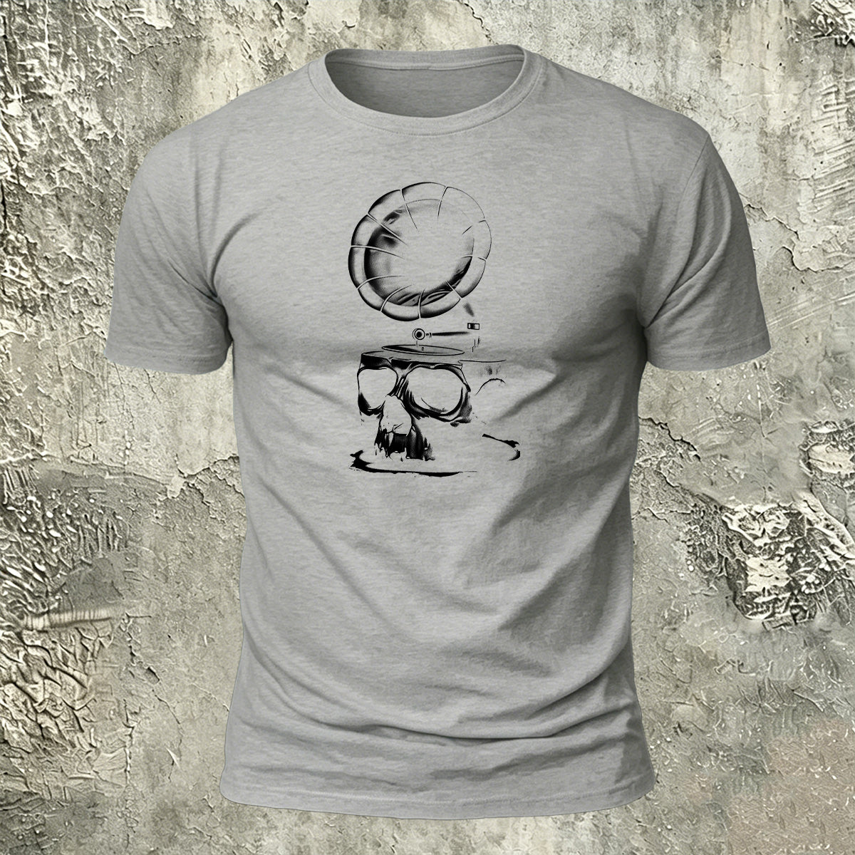 Vintage Music Print Casual Premium Cotton T-Shirt