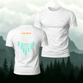 Outdoor Pattern Minimalist Trendy Premium Cotton Tee White