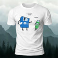 Minimalist Fun Print 100% Cotton Casual T-Shirt