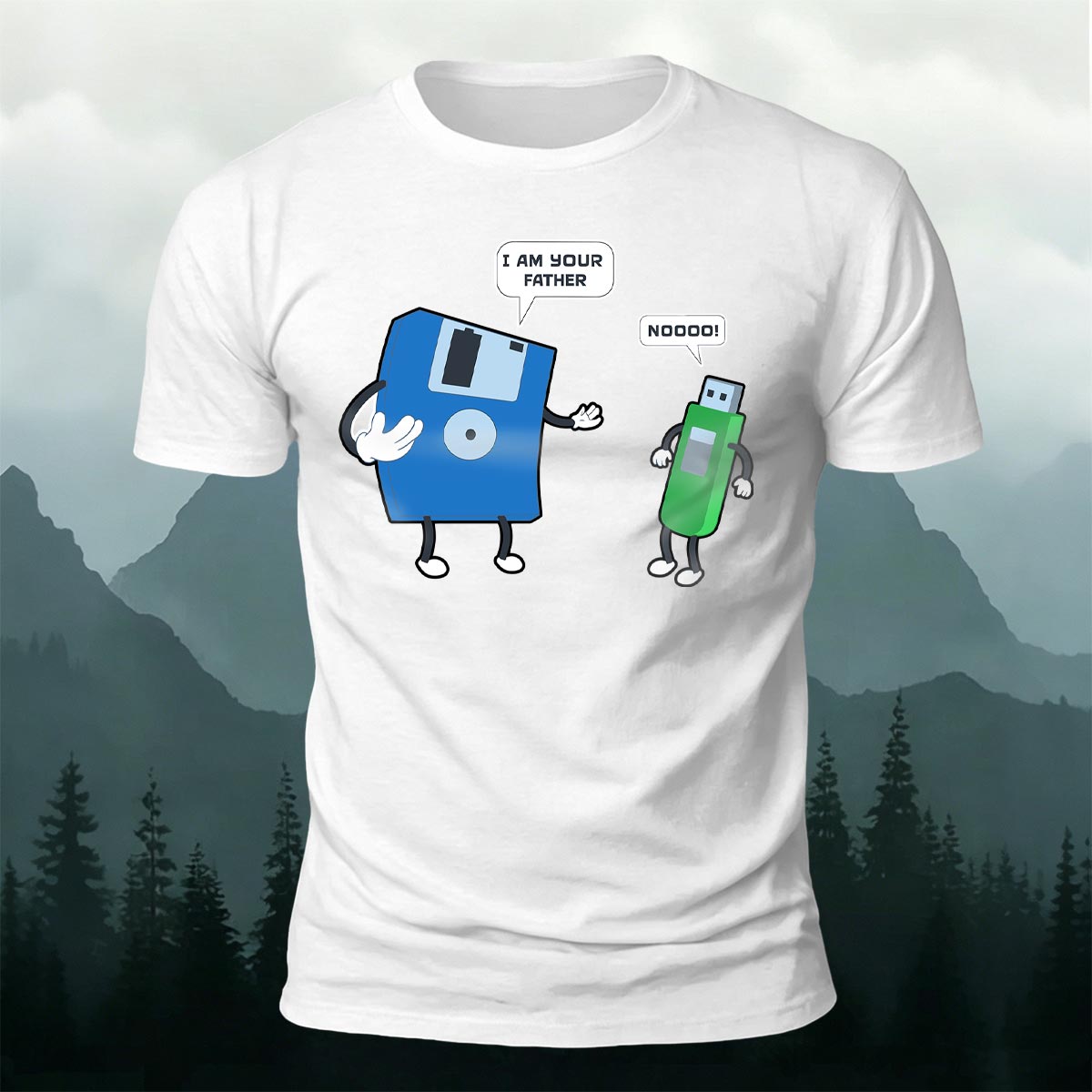 Minimalist Fun Print 100% Cotton Casual T-Shirt