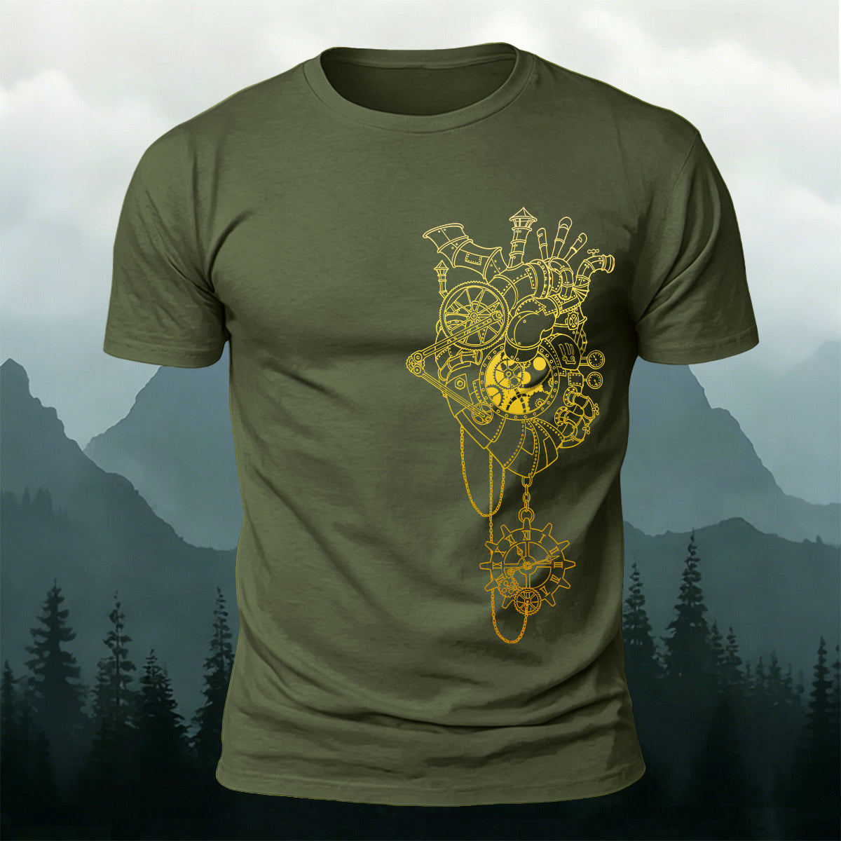 Sailboat Rudder Outdoor Casual Cotton T-Shirt