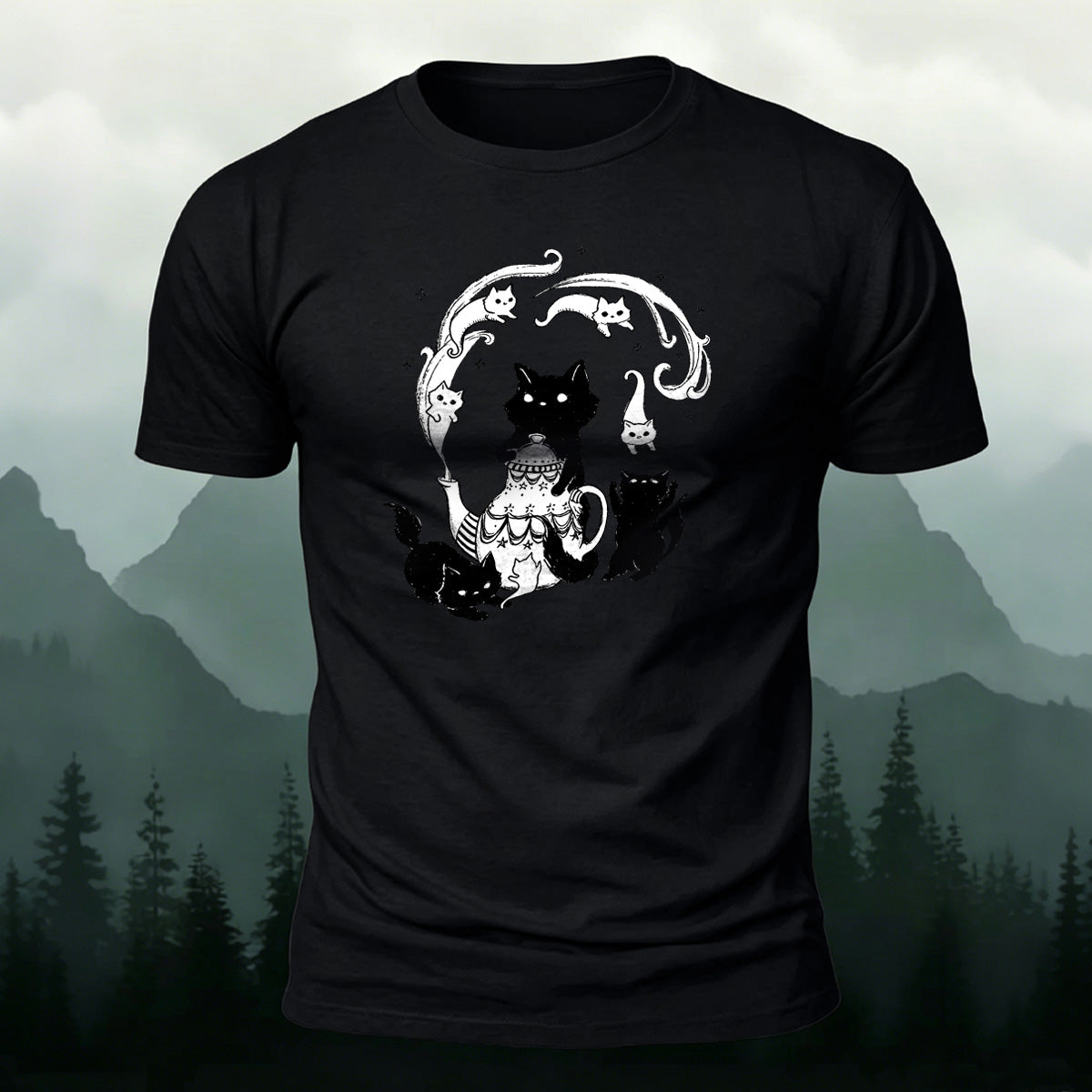 Fun Animal Pattern Simple Casual Premium Cotton Tee