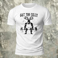 Weightlifting Antelope Print Cotton Casual T-Shirt