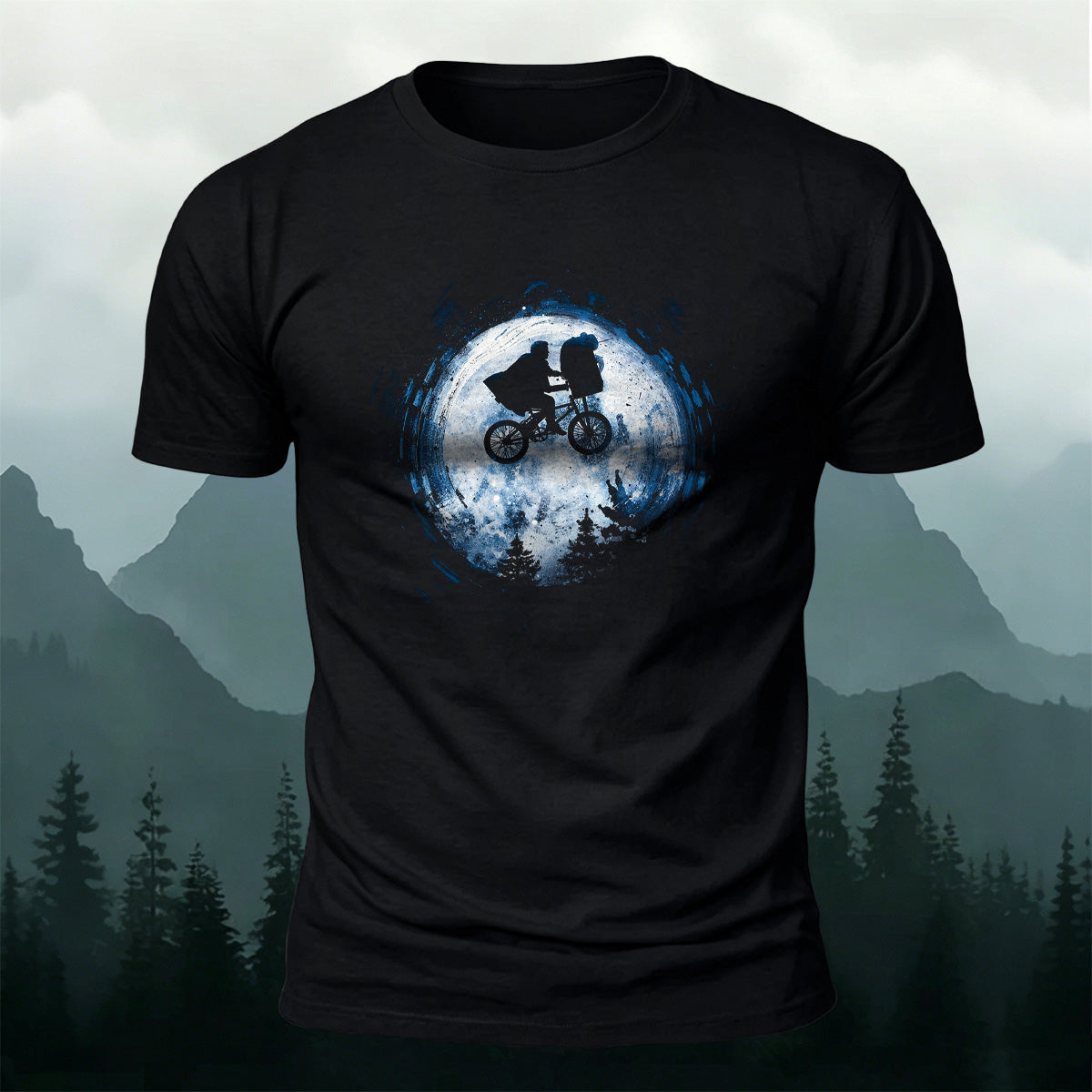 Outdoor Cycling Print 100% Cotton Casual Tee