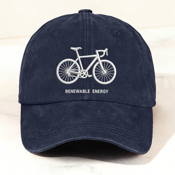 Bicycle Graphic Faux Embroidery Casual Trendy Cap