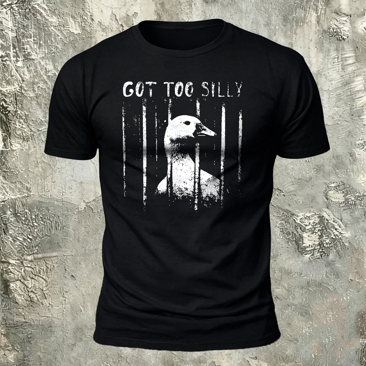Prison Duck Print Cotton Casual T-Shirt