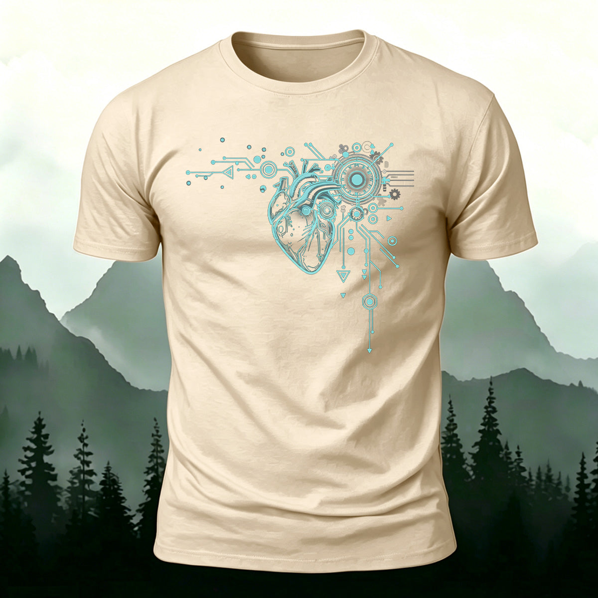 Artistic Heart Personality Casual Premium Cotton T-Shirt