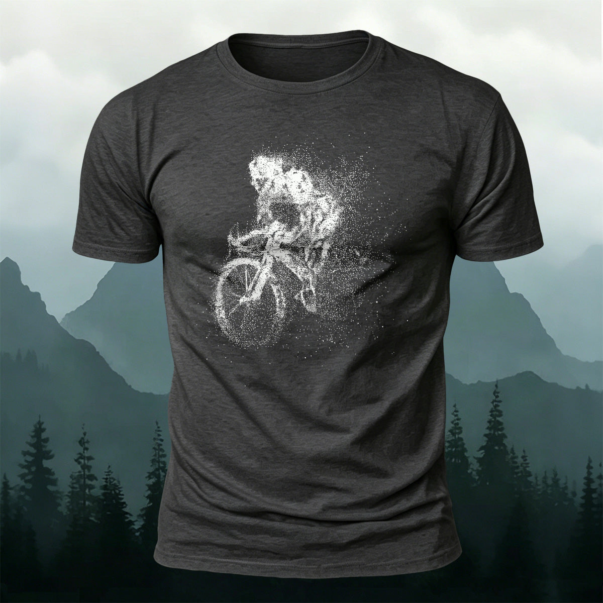 Cycling Graphic Casual Breathable Material T-Shirt