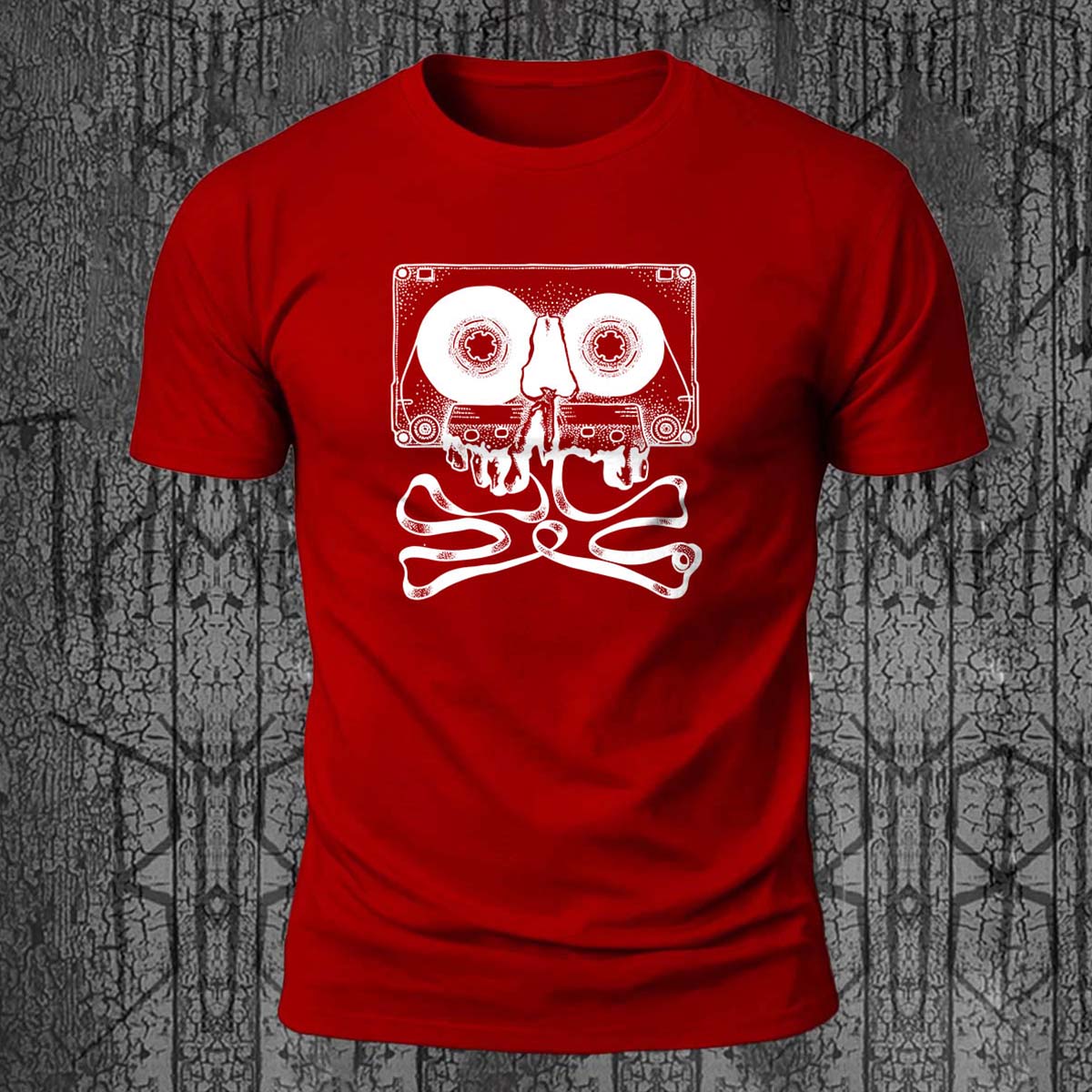 Skull Artistic Printed Trendy 100% Cotton T-Shirt