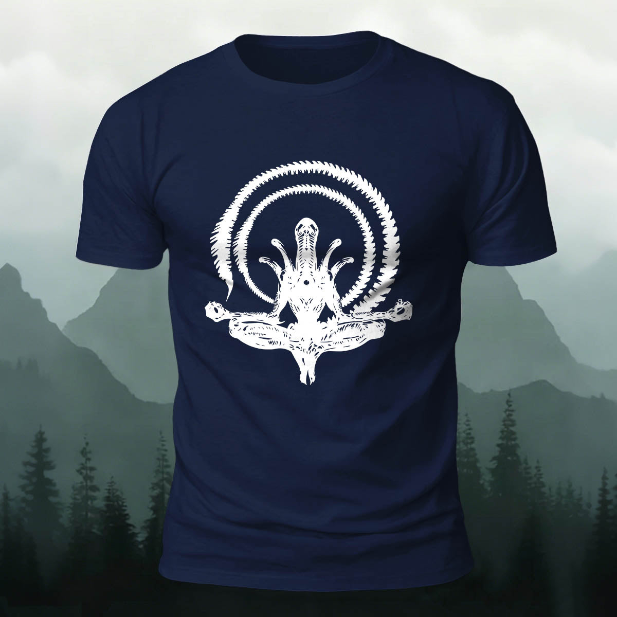 Alien Graphic Fashion Premium Cotton T-Shirt