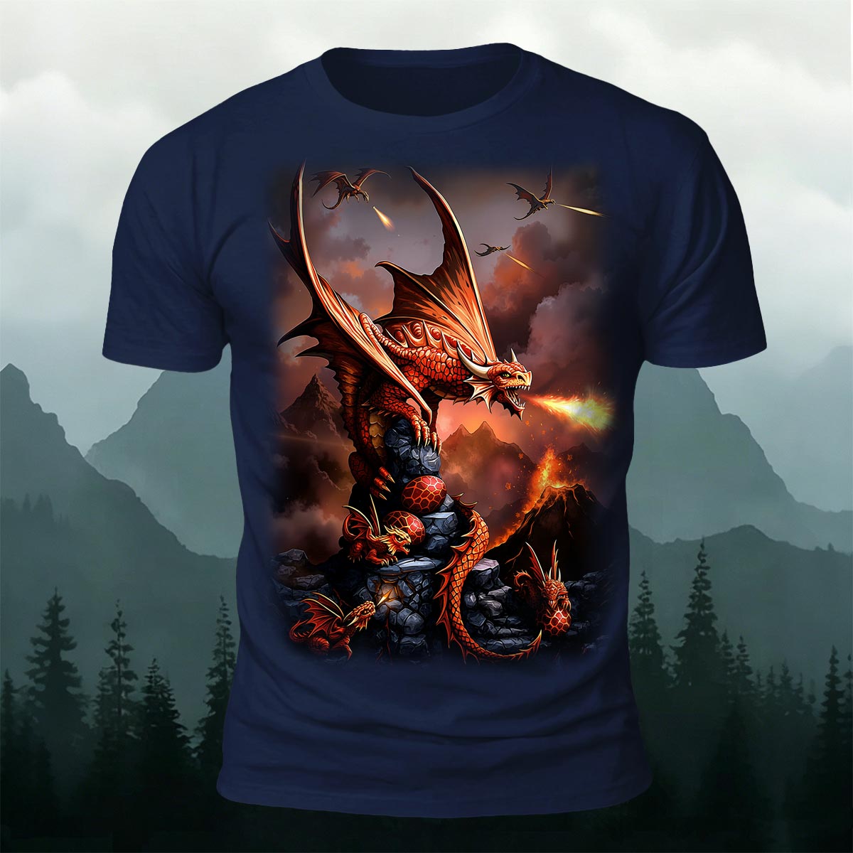 Take 10% off & get free gift！Soft-touch Feel,High-resolution print,All-day comfort Navy