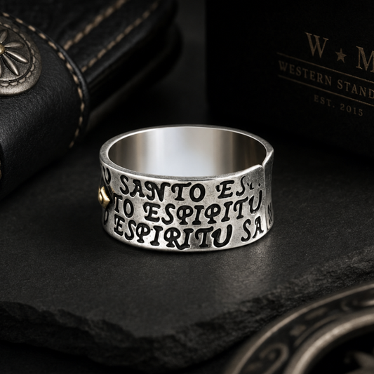 Stainless Steel Cross Letter Open Ring