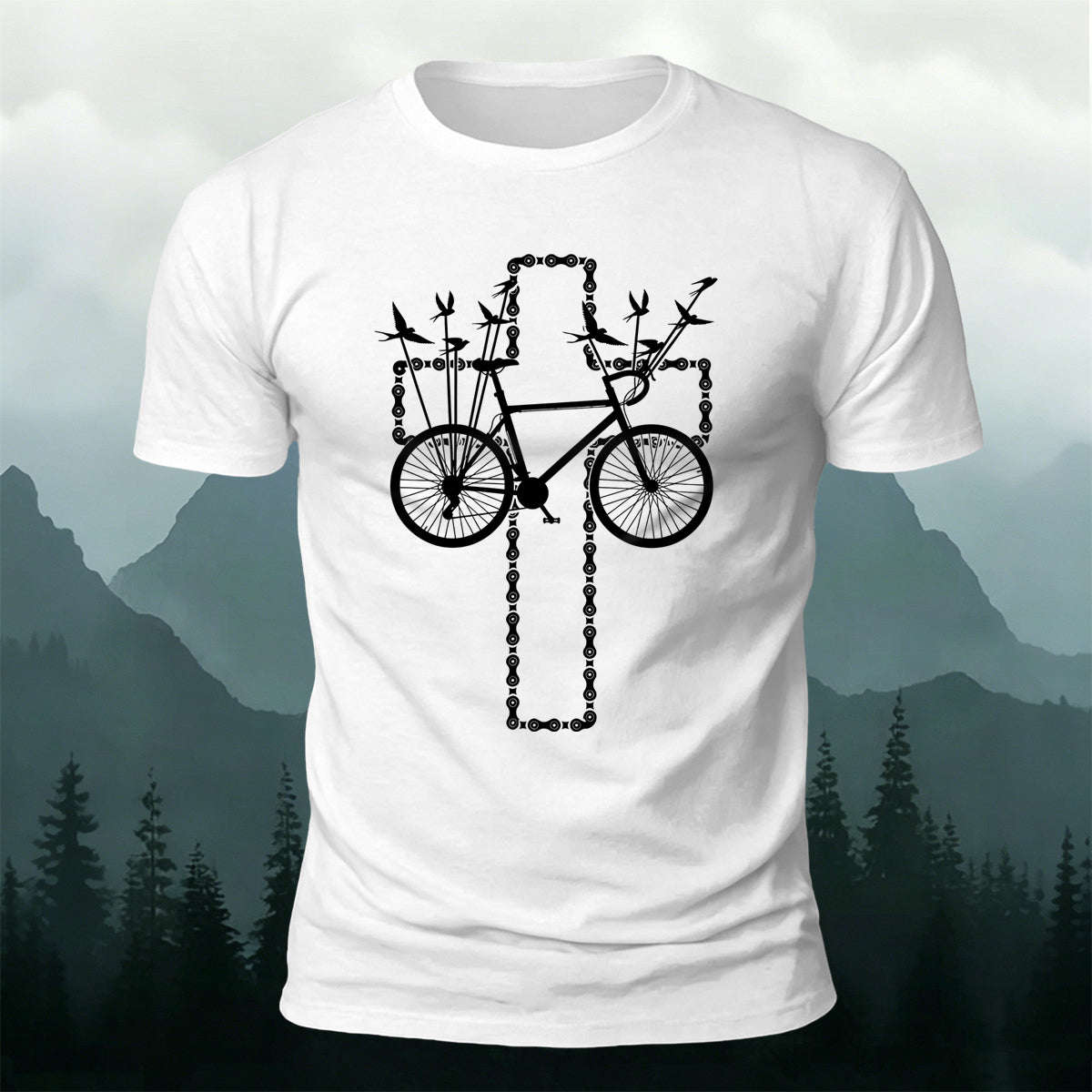 Artistic Riding Cross Casual Outdoor Breathable T-Shirt