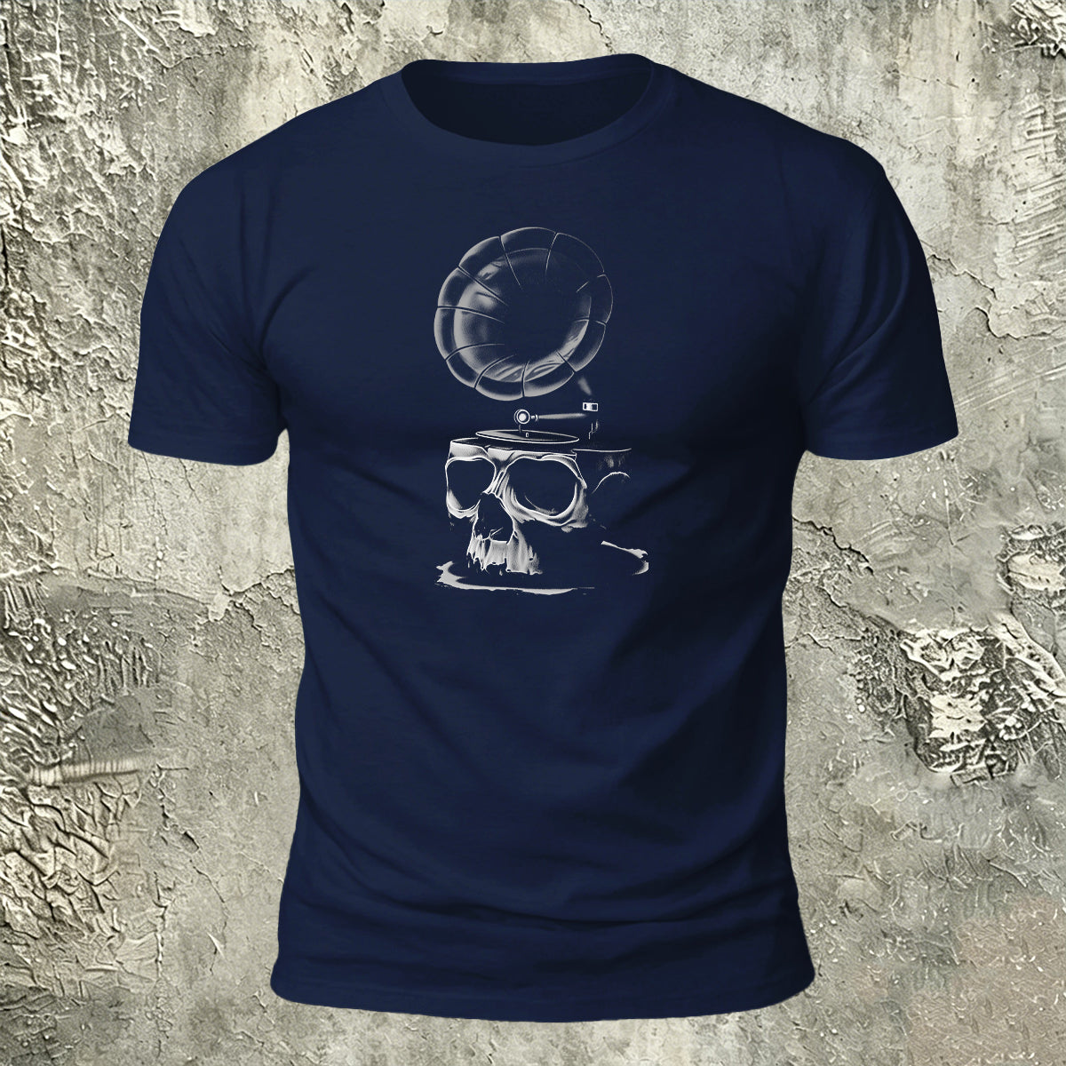 Vintage Music Print Casual Premium Cotton T-Shirt