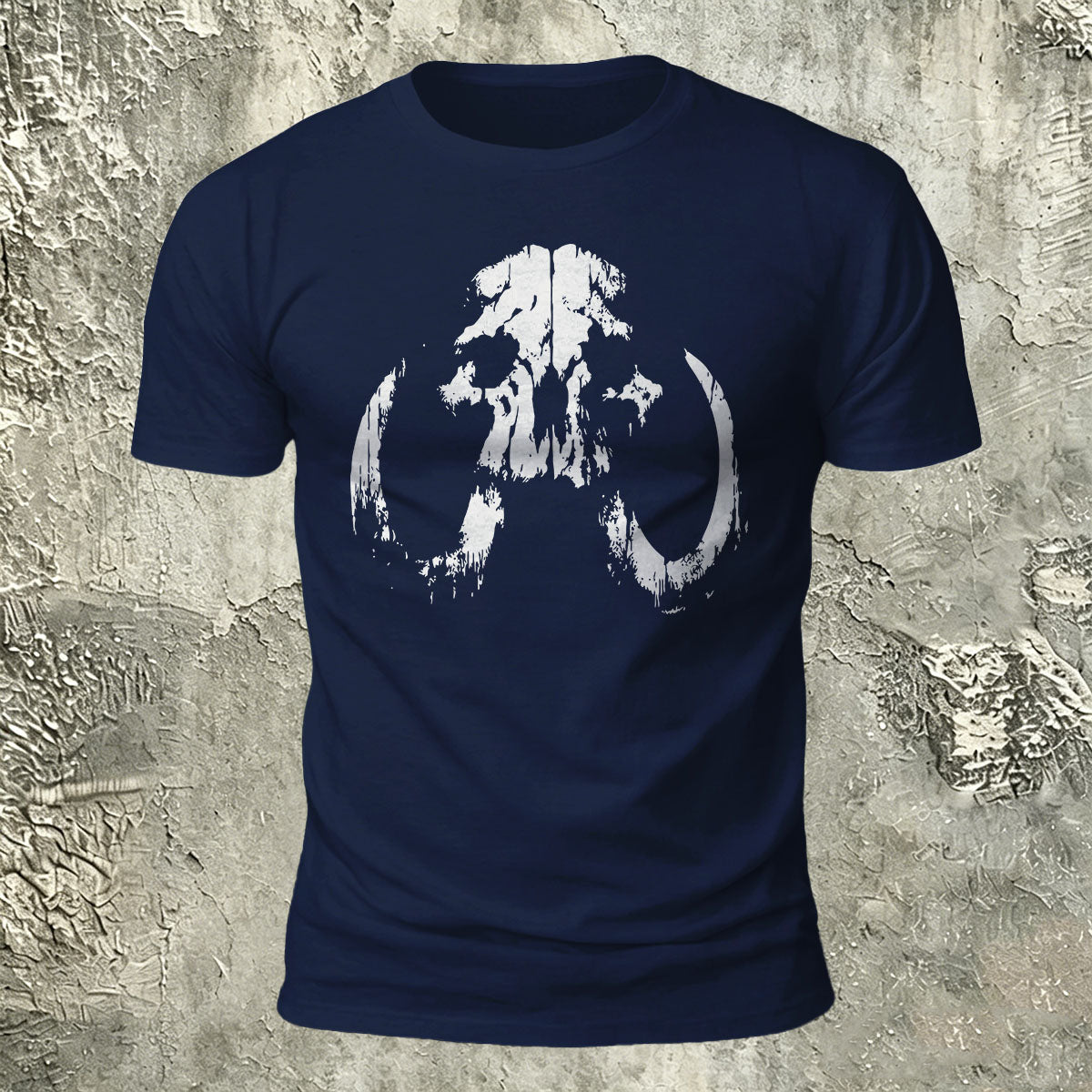 Lung Silhouette Print Cotton Crew-Neck T-Shirt