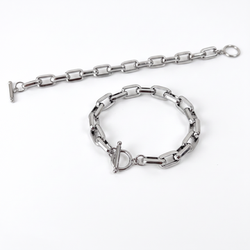 Stainless Steel OT Toggle Link Bracelet