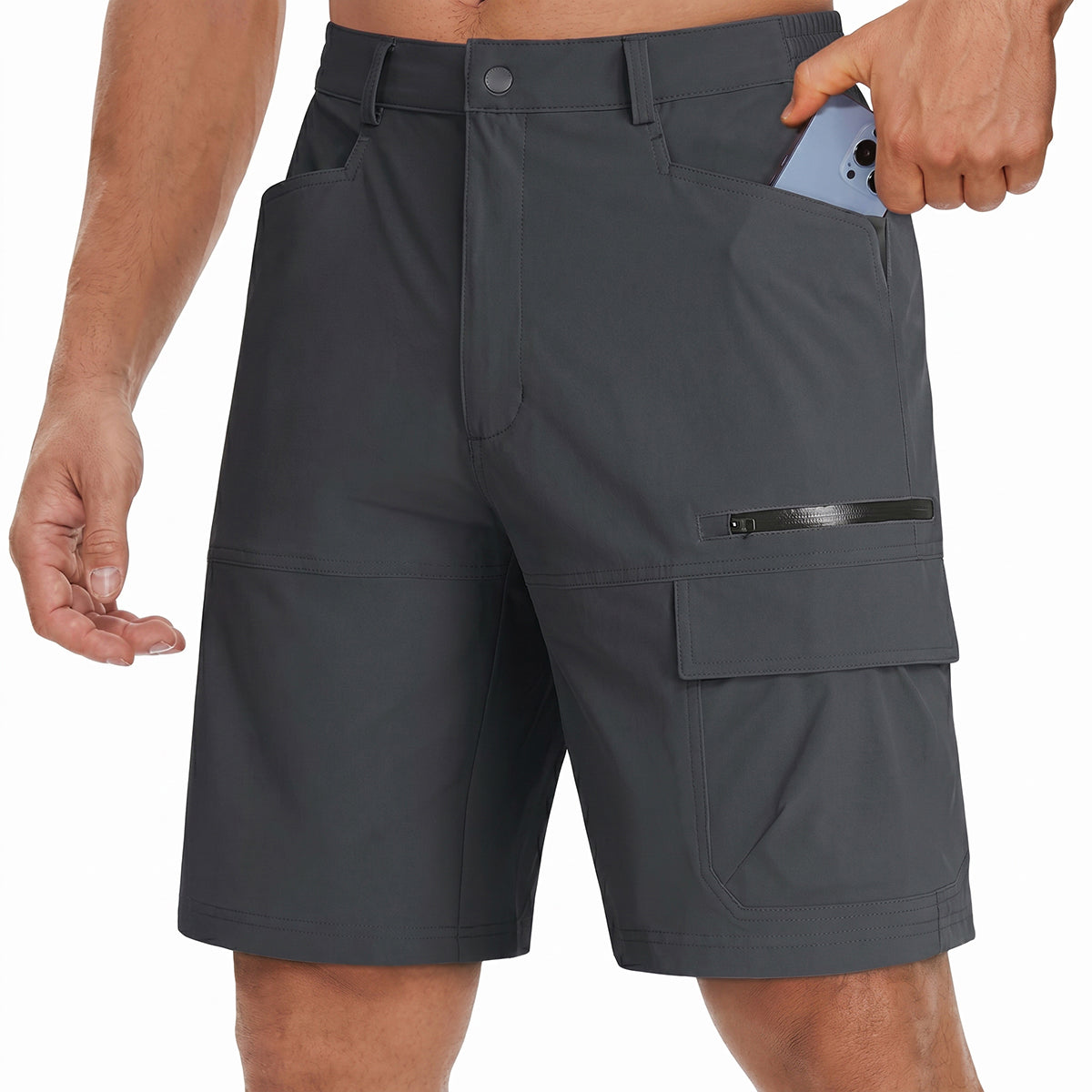 Men's Summer Workwear Multi-Pocket Outdoor Shorts