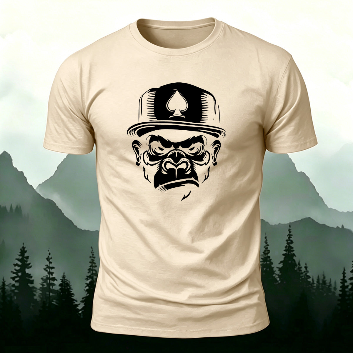 Cool Monkey Print Stylish Breathable T-shirt