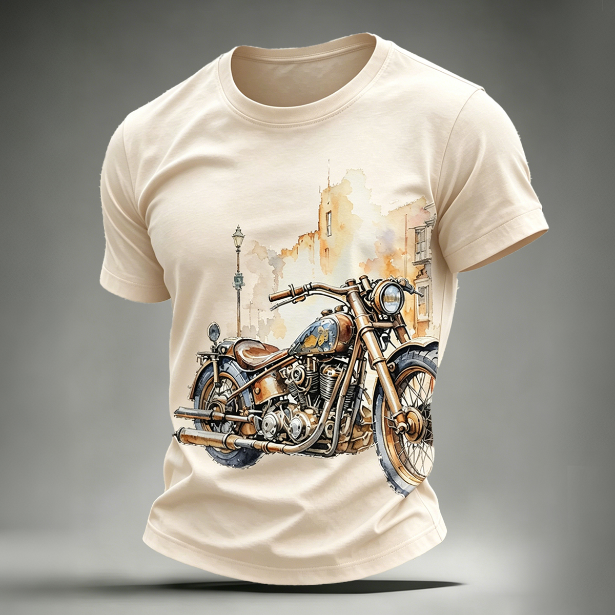 Retro Cool Motorcycle Fashionable Comfortable T-Shirt