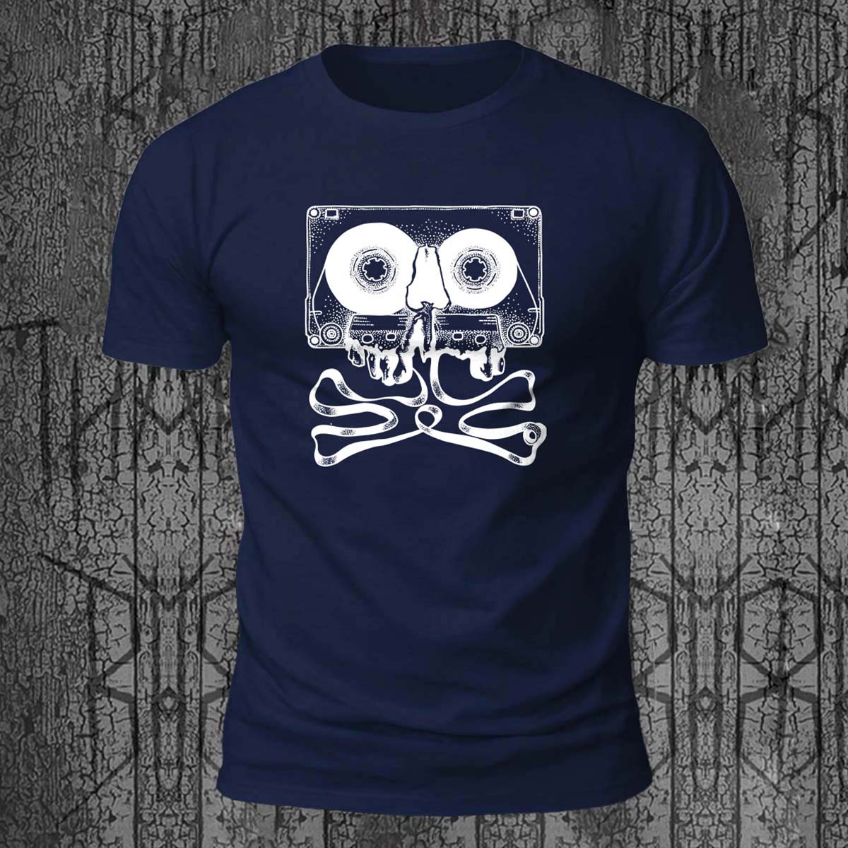 Skull Artistic Printed Trendy 100% Cotton T-Shirt